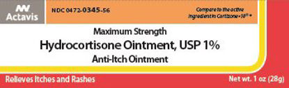 Picture of Itch Relief 1% Strength Ointment 1 oz. Tube00472034556