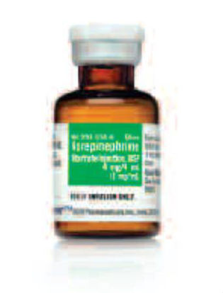 Picture of Norepinephrine Bitartrate 1 mg / mL Injection Single Dose Vial 4 mL00703115303