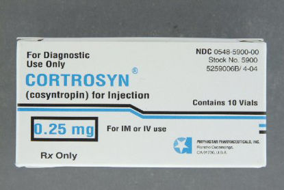 Picture of Cortrosyn® Cosyntropin 0.25 mg Injection Vial 10 Vials00548590000