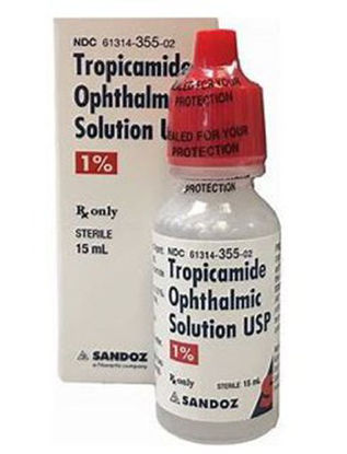 Picture of Tropicamide 1% Drops Dropper Bottle 15 mL61314035502