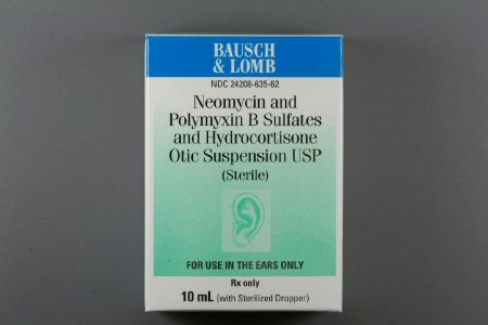 Picture of Neomycin Sulfate / Polymyxin B Sulfate / Hydrocortisone 3.5% -10,000 Unit - 1% Suspension Dropper Bottle 10 mL24208063562