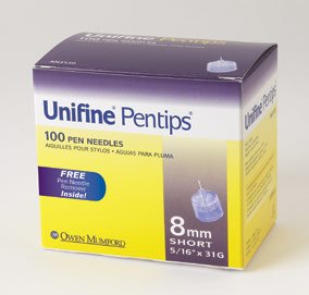 Picture of Insulin Pen Needle Unifine® Pentips® 31 Gauge 5/16 Inch Length Without Safety08470353001