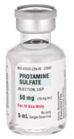 Picture of Protamine Sulfate 10 mg / mL Injection Single Dose Vial 5 mL63323022905
