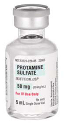 Picture of Protamine Sulfate 10 mg / mL Injection Single Dose Vial 5 mL63323022905