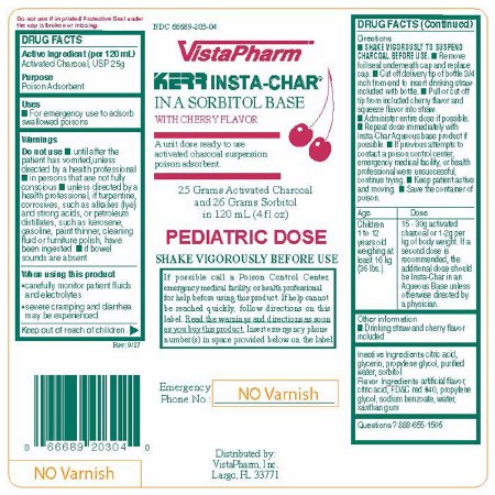 Picture of Insta-Char® Activated Charcoal / Sorbitol Solution 25 Gram / 120 mL Suspension 120 mL66689020304