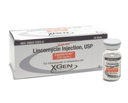 Picture of Lincomycin HCl 300 mg / mL Injection Vial 10 mL39822035306