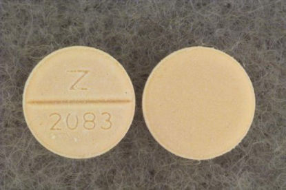 Picture of Hydrochlorothiazide 25 mg Tablet Bottle 100 Tablets00172208360