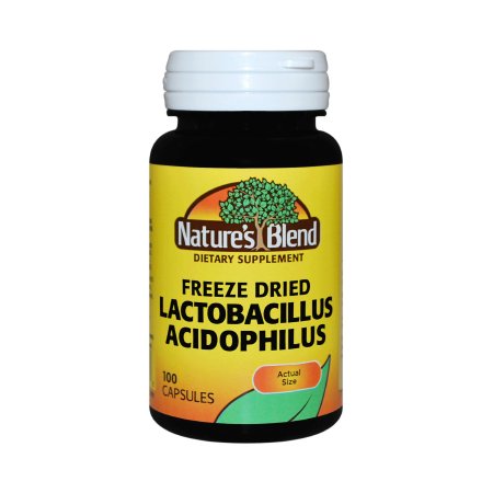 Picture of Probiotic Dietary Supplement Nature's Blend 100 per Bottle Capsule54629011101