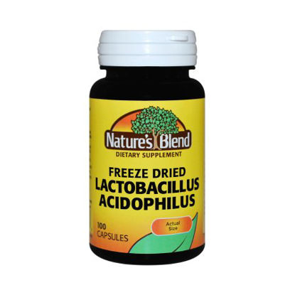 Picture of Probiotic Dietary Supplement Nature's Blend 100 per Bottle Capsule54629011101