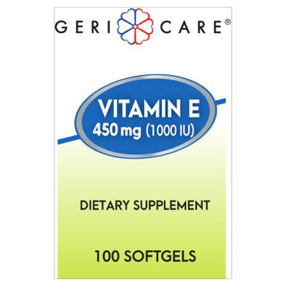Picture of Vitamin Supplement McKesson Brand Vitamin E 1000 IU Strength Softgel 100 per Bottle753-01-GCP