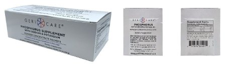 Picture of Dietary Supplement Geri-Care Phosphorus / Sodium / Potassium 250 mg -160 mg - 280 mg Strength Oral Powder 100 per Box Strawberry Flavor844-01-GCP