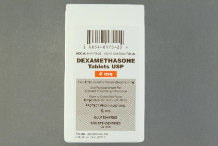 Picture of Dexamethasone 4 mg Tablet Blister Pack 100 Tablets00054817525