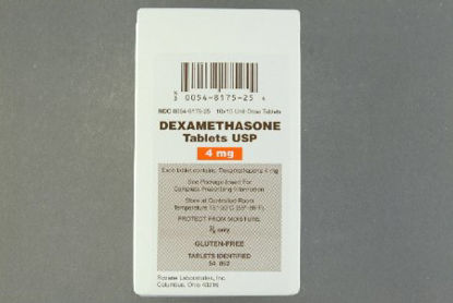 Picture of Dexamethasone 4 mg Tablet Blister Pack 100 Tablets00054817525