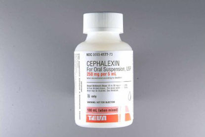 Picture of Cephalexin 250 mg / 5 mL Suspension Bottle 100 mL00093417773