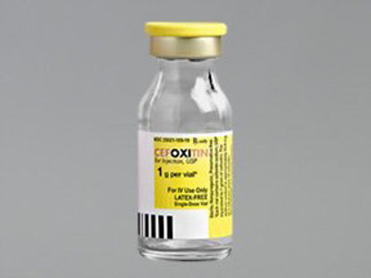 Picture of Cefoxitin Sodium 1 Gram Injection Single Dose Vial 17 mL25021010910