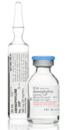 Picture of Aminophylline 25 mg / mL Injection Single Dose Vial 20 mL00409592201