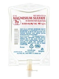 Picture of Magnesium Sulfate in Water 2 Gram / 50 mL Injection Piggyback Bag 50 mL00409672924