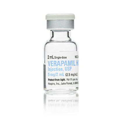 Picture of Verapamil HCl, Preservative Free 2.5 mg / mL Injection Single Dose Vial 2 mL00409114405