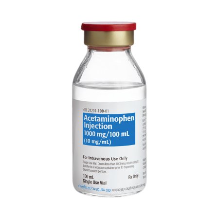 Picture of ANALGESIC / ANTIPYRETIC 10 mg/mL Acetaminophen Single Dose Vial 100 mL24201010024