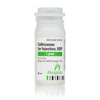 Picture of Ceftriaxone Sodium 1 Gram / 20 mL Injection Single Use ADD-Vantage® Vial 20 mL00409733304