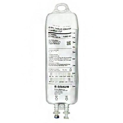 Picture of Replacement Preparation Sodium Chloride 0.9% IV Solution Flexible Bag 1,000 mLE8000
