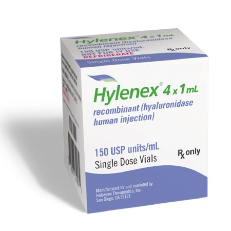 Picture of Hylenex® Hyaluronidase, Human Recombinant, Preservative Free 150 Unit / mL Injection Single Dose Vial 1 mL18657011704