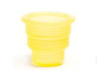 Picture of Hexa-Flex™ Tube Closure Polyethylene Snap Cap Yellow For 10, 12, 13, 16 and 18 mm Blood Collection and Culture Tubes NonSterile8380