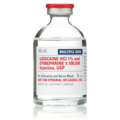 Picture of Lidocaine HCl / Epinephrine 1% - 1:100,000 Injection Multiple Dose Vial 50 mL1014190