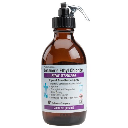 Picture of Gebauer's Ethyl Chloride® Ethyl Chloride 100% Spray Bottle 3.9 oz.0038-6000-104