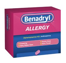 Picture of Allergy Relief Benadryl® 25 mg Strength Tablet 24 per Box50580022651