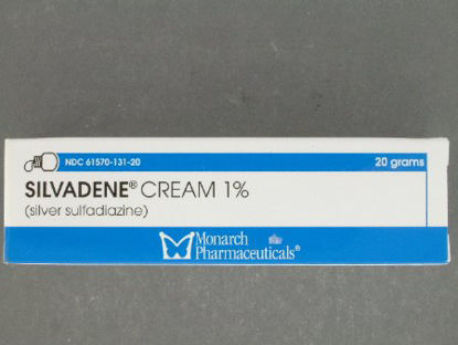Picture of Silvadene® Silver Sulfadiazine 1% Cream Tube 20 Gram61570013120