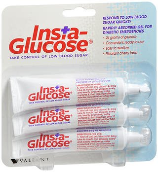 Picture of Glucose Supplement Insta-Glucose® 3 per Pack Gel Cherry Flavor00187074633