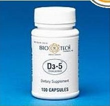 Picture of Vitamin Supplement Bio Tech™ Vitamin D3 5000 IU Strength Capsule 100 per Bottle53191024401