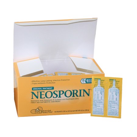 Picture of First Aid Antibiotic Neosporin® Ointment 0.9 Gram Individual Packet00312547042574