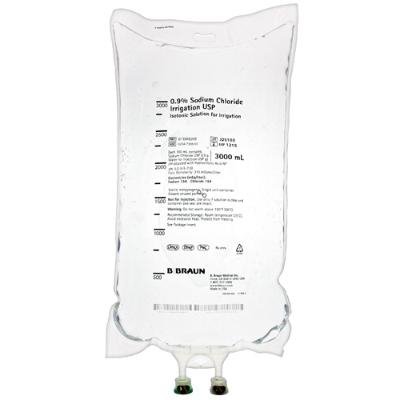 Picture of Irrigation Solution Sodium Chloride 0.9% Solution Flexible Bag 3,000 mLR8206