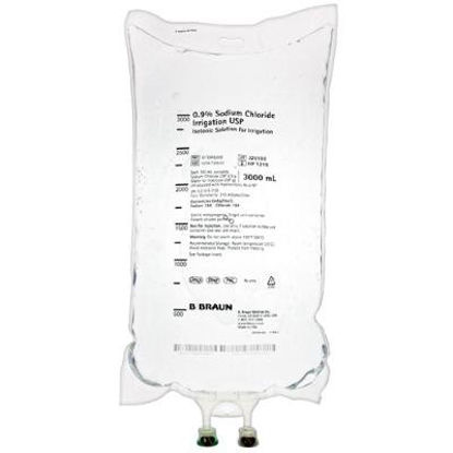 Picture of Irrigation Solution Sodium Chloride 0.9% Solution Flexible Bag 3,000 mLR8206