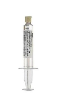 Picture of Heparin Sodium, Porcine, Preservative Free 100 U / mL Solution Prefilled Syringe, Partial Fill 5 mL Fill in 10 mL Syringe513604