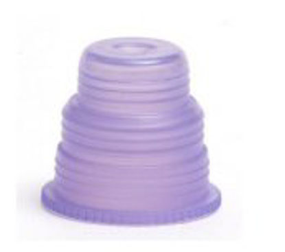 Picture of Hexa-Flex™ Tube Closure Polyethylene Snap Cap Lavender For 10, 12, 13, 16 and 18 mm Blood Collection and Culture Tubes NonSterile8360