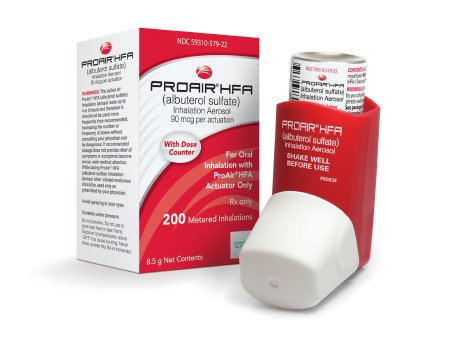 Picture of ProAir® HFA Albuterol Sulfate 90 mcg Aerosol Metered Dose Inhaler 200 Doses59310057922