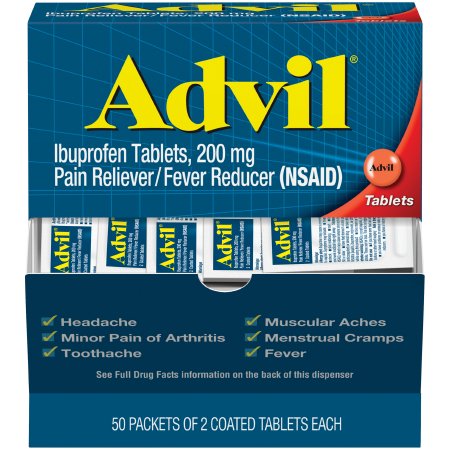 Picture of Pain Relief Advil® 200 mg Strength Ibuprofen Tablet 2 per Pack30573015489