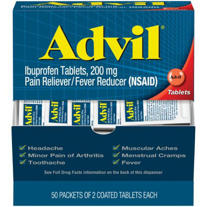Picture of Pain Relief Advil® 200 mg Strength Ibuprofen Tablet 2 per Pack30573015489