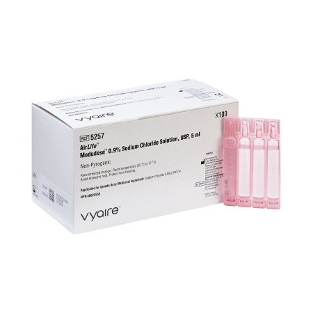 Picture of AirLife® Modudose® Respiratory Therapy Solution Sodium Chloride 0.9% Solution Unit Dose Vial 5 mL5257