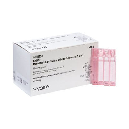 Picture of AirLife® Modudose® Respiratory Therapy Solution Sodium Chloride 0.9% Solution Unit Dose Vial 5 mL5257