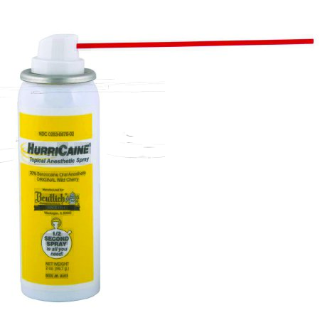 Picture of Oral Pain Relief HurriCaine® 20% Strength Benzocaine Oral Spray 2 oz.00283067902
