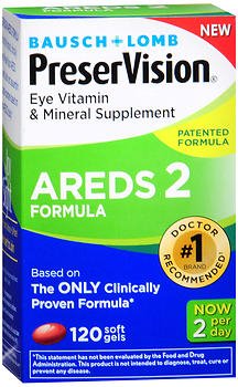 Picture of Eye Vitamin Supplement PreserVision® Areds 2 Ascorbic Acid / Vitamin E 2200 IU - 226 mg Strength Capsule 120 per Bottle24208069762