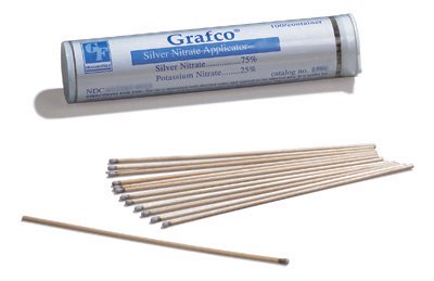 Picture of Grafco® Silver Nitrate / Potassium Nitrate 75% - 25%, 70 mg Applicator Vial 100 Applicators1592