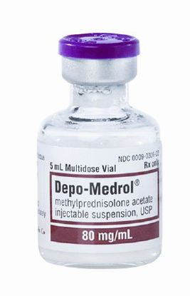 Picture of Depo-Medrol® Methylprednisolone Acetate 80 mg / mL Injection Multiple Dose Vial 5 mL00009030602