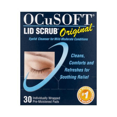 Picture of Eyelid Cleanser OCuSOFT® Lid Scrub® 30 per Box Wipe54799030190