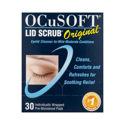 Picture of Eyelid Cleanser OCuSOFT® Lid Scrub® 30 per Box Wipe54799030190