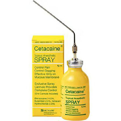 Picture of Cetacaine® Tetracaine / Benzocaine / Butamben 2% - 14% - 2% Spray Bottle 20 Gram10223020103